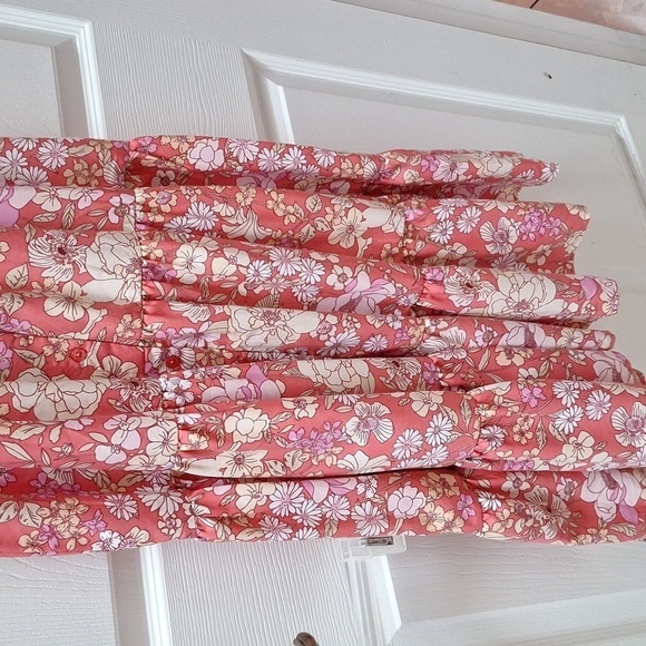 Y women's B-O-G Collective floral button front sleeveless dress size M - Picture 2 of 5